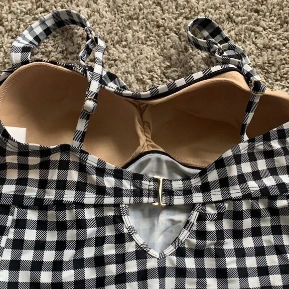 Maternity tankini with skirt bottom - Picture 2 of 4